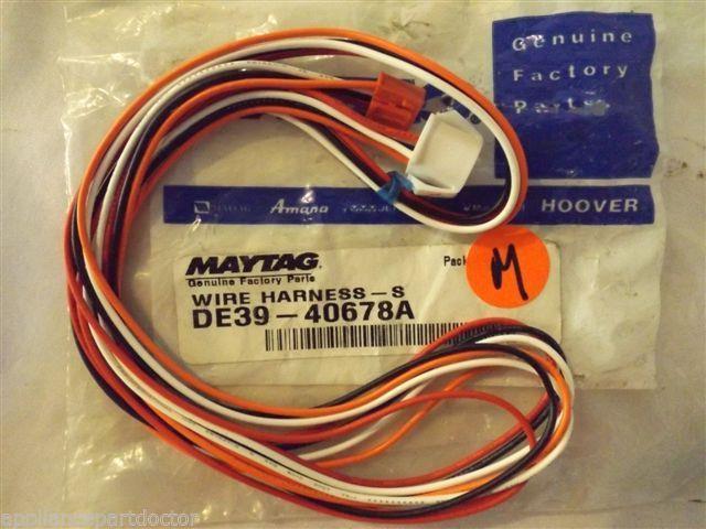 KENMORE JENN AIR SAMSUNG MICROWAVE DE39-40678A Main Harness NEW IN BAG KENMORE JENN AIR SAMSUNG MICROWAVE DE39-40678A Main Harness NEW IN BAG
